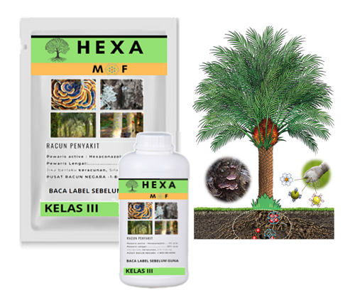 Hexa-MOFs Fungicides Nanodelivery