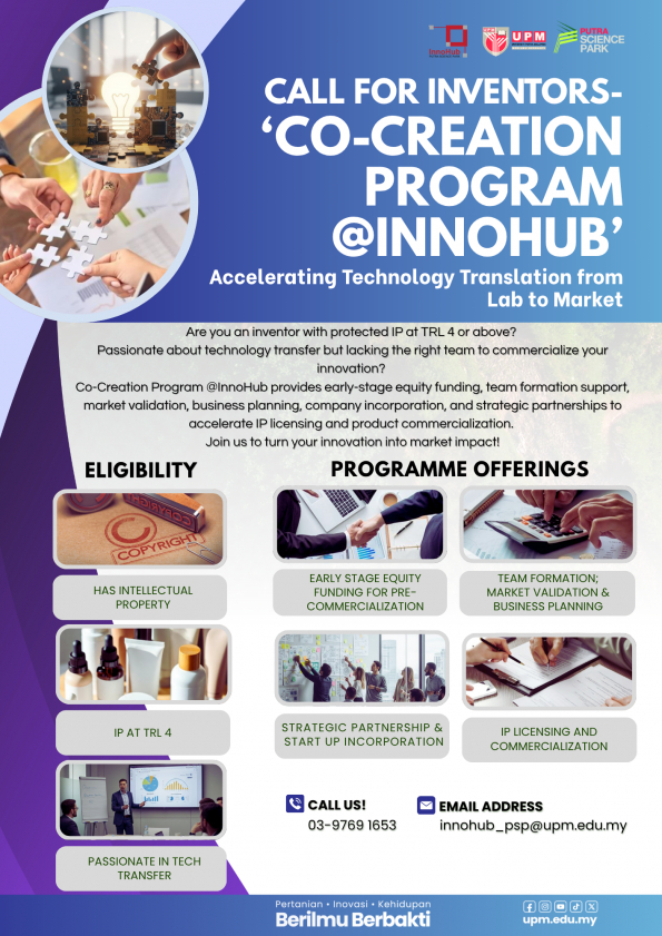  Ada Idea Hebat? Jom Kembangkan Bersama Co-Creation @ InnoHub